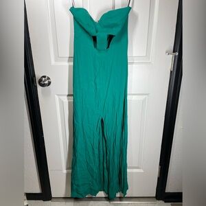 NBD x the Naven Twins Green Cutout Dress Sz XS